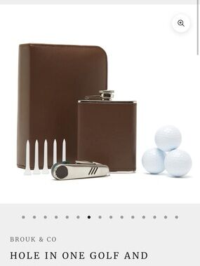 Brouk & Co Hole in One Golf and Flask Kit